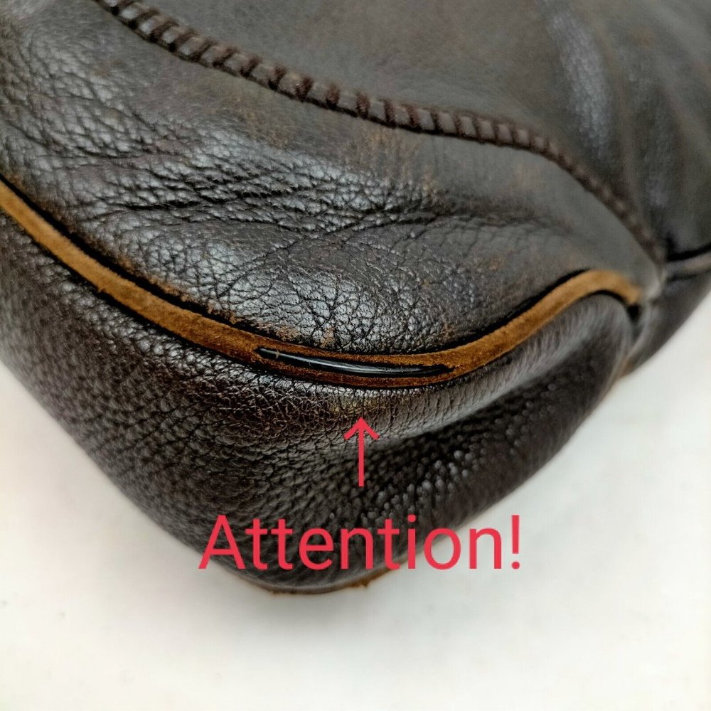 Auth Gucci Shoulder Bag Black Leather #35403G22 - Picture 6 of 9